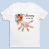 Custom Unisex T-shirt, Premium T-shirt, Hoodie - Personalized Mother's Day Gifts For Mom, Grandma -  Her Hands Hold Our Whole World