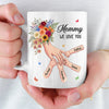 Custom Mug - Personalized Mother's Day Gifts For Mom, Grandma - Every Little Hand Holds Big Love