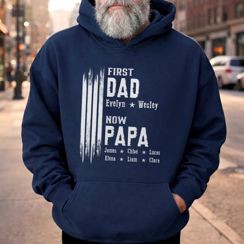 Custom Unisex T-shirt, Premium T-shirt, Hoodie - Personalized Father's Day Birthday Gifts For Dad, Grandpa - From Dad To Grandpa, Still The Best