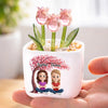 Custom Glass Everlasting Tulips - Personalized Best Friend Birthday Gifts For Women, Besties, Sisters, BFF - My First Friend, My Forever Friend