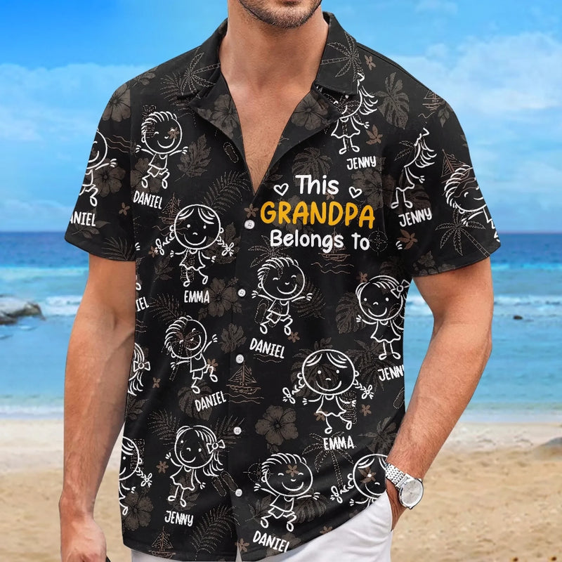 Custom Unisex Tropical Hawaiian Aloha Shirt - Personalized Father's Day Birthday Gifts For Dad, Grandpa - Official Enjoy My Life