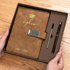 Custom PU Leather Notebook - Personalized Graduation Gifts For Him, Her - Success Starts With A Dream