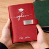 Custom PU Leather Notebook - Personalized Graduation Gifts For Him, Her - Success Starts With A Dream