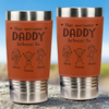 Custom Printed Leather Tumbler - Personalized Father's Day Birthday Gifts For Dad, Grandpa - Cool Dad Club Member
