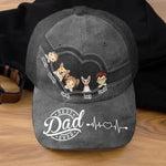 Custom Name Family Gifts for Dad - Personalized Classic Cap