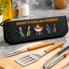 Custom BBQ Tool Set With Storage Bag - Personalized Father's Day Birthday Gifts For Dad, Grandpa - Daddy's Grilling Buddy