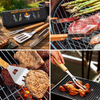 Custom BBQ Tool Set With Storage Bag - Personalized Father's Day Birthday Gifts For Dad, Grandpa - Daddy's Grilling Buddy