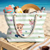 Custom Beach Bag - Personalized Summer Vacation And Travel Gifts For Best Friends, Family - Vitamin Sea Therapy