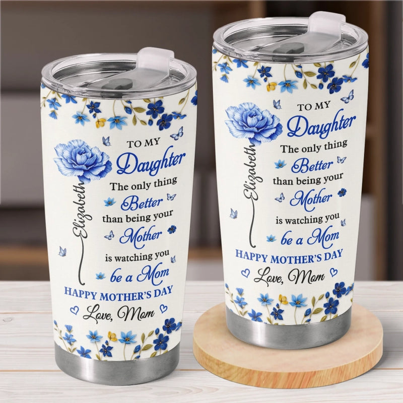 Custom Tumbler - Personalized Mother's Day Gifts For Daughter - My Daughter, My Heart, My Pride