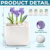 Custom Glass Everlasting Tulips - Personalized Graduation Gifts For Her - New Beginnings Bloom Beautifully