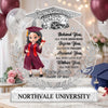 Custom Acrylic Plaque - Personalized Graduation Gifts For Him, Her - The Journey Begins Here