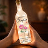 Custom Bottle Lamp - Personalized Graduation Gifts For Her, Him - Keep Blooming, One Chapter At A Time