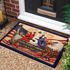 Custom Home Decor Decorative Mat - Personalized America 250th Anniversary Gifts For Mom, Dad, Brother, Sister, Kids - United We Stand Since 1776