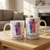 Custom Mug - Personalized Mother's Day Birthday Gifts For Mom, Daughter - Thanks For Being Our Mom