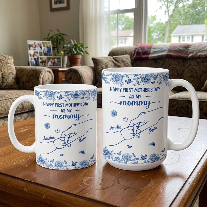 Custom Mug - Personalized Mother's Day, Baby Shower, Gender Reveal Gifts For New Moms, Wife, Daughter - Best Mom Since Day One