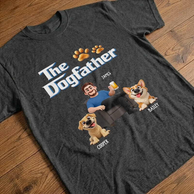Custom Unisex T-shirt, Premium T-shirt, Hoodie - Personalized Father's Day Birthday Gifts For Dog Lovers, Dog Dad And Mom - My Dog My Child