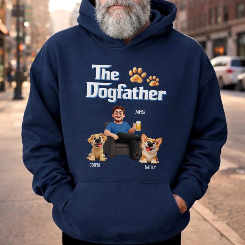Custom Unisex T-shirt, Premium T-shirt, Hoodie - Personalized Father's Day Birthday Gifts For Dog Lovers, Dog Dad And Mom - My Dog My Child