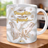 Custom 3D Inflated Effect Printed Mug - Personalized Birthday Gifts For Daughter - A Daughter For Life, A Friend By Heart