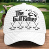 Custom Hat, All Over Print Classic Cap - Personalized Birthday Golf Gifts For Dad, Grandpa - Best Dad By Par