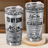 Custom 3D Inflated Effect Printed Tumbler - Personalized Birthday Gifts For Son - I’m Always Proud Of You