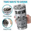 Custom 3D Inflated Effect Printed Tumbler - Personalized Birthday Gifts For Son - I’m Always Proud Of You