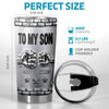 Custom 3D Inflated Effect Printed Tumbler - Personalized Birthday Gifts For Son - I’m Always Proud Of You