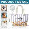 Custom Beach Bag - Personalized Summer Vacation And Travel Gifts For Best Friends, Family - Good Vibes Happen On The Tide