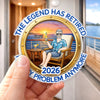 Custom Cruise Ship Door Magnet - Personalized Summer Vacation And Travel Gifts For Husband And Wife, Him And Her - Cruising Through Life Side By Side