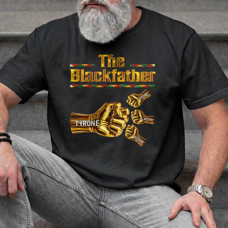 Custom Unisex T-shirt, Premium T-shirt, Hoodie - Personalized Father's Day Birthday Gifts For Dad, Grandpa - Fatherhood Looks Like Me