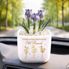 Custom Glass Everlasting Tulips - Personalized Best Friend Birthday Gifts For Women, Besties, Sisters, BFF -  Old Friends Are Forever Gold