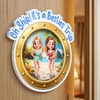 Custom Cruise Ship Door Magnet - Personalized Summer Vacation And Travel Gifts For Best Friends, Besties, Sisters, BFF - It's A Girls Trip