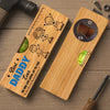 Custom Wooden Bottle Opener With Built-in Spirit Level - Personalized Father's Day Birthday Gifts For Dad, Grandpa - Grandpa Built It Right