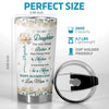 Custom Tumbler - Personalized Mother's Day Gifts For Mom, Daughter - Love Blooms So Beautifully Through You