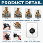 Custom Photo Acrylic Car Vent Clip - Personalized Father's Day Gifts For Dad, Grandpa - Drive Safe, My Forever Hero