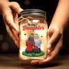 Custom Mason Jar Light - Personalized Birthday Gifts For Daughter - You’ll Always Be My Little Girl