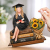 Custom 2-Layered Wooden Plaque - Personalized Graduation Gift For Her - Not Just A Moment, A Milestone