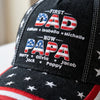 Custom Hat, All Over Print Classic Cap - Personalized Father's Day Birthday Gifts For Dad, Grandpa - Double The Love Double The Pride
