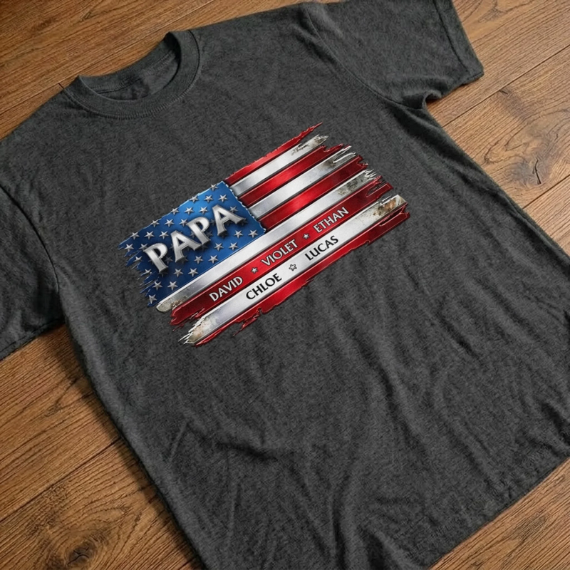 Custom Unisex T-shirt, Premium T-shirt, Hoodie - Personalized Father's Day Birthday Gifts For Dad, Grandpa - Legendary Dad Energy Only