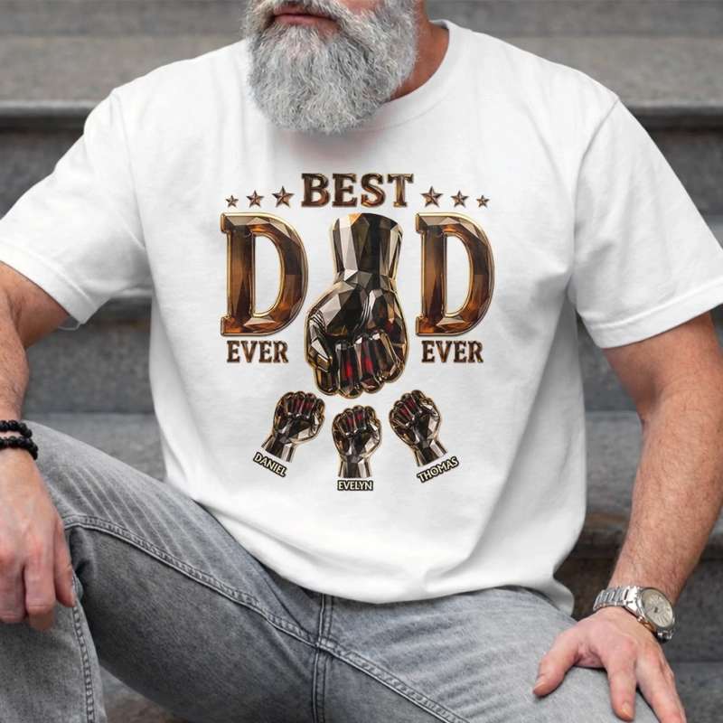 Custom Unisex T-shirt, Premium T-shirt, Hoodie - Personalized Father's Day Gifts For Dad, Grandpa - The Real Family MVP