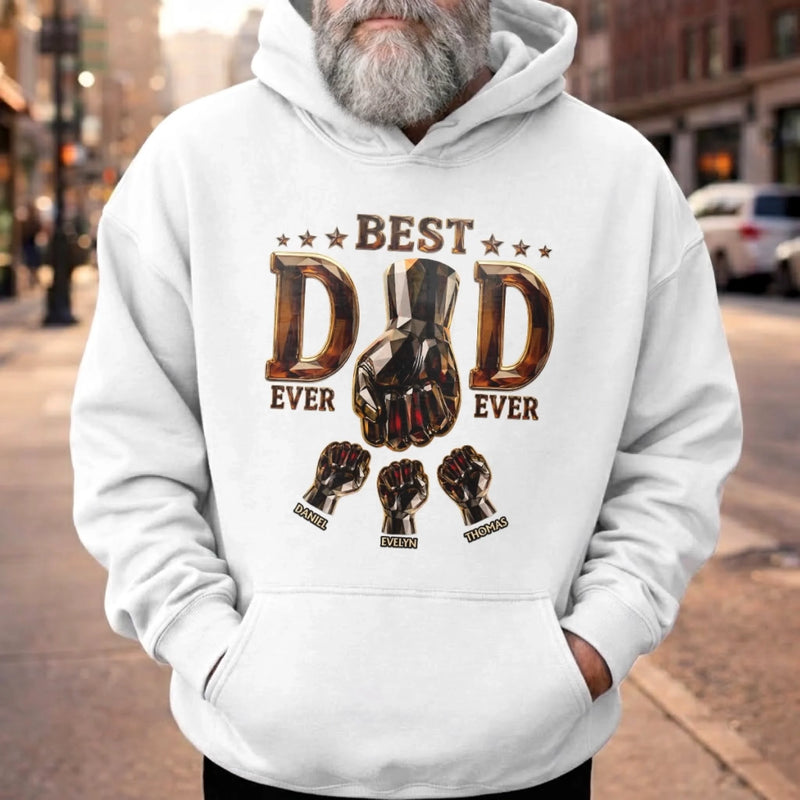 Custom Unisex T-shirt, Premium T-shirt, Hoodie - Personalized Father's Day Gifts For Dad, Grandpa - The Real Family MVP