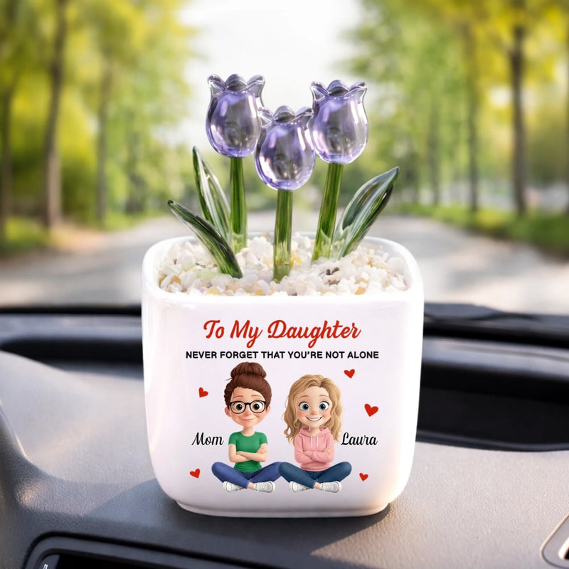 Custom Glass Everlasting Tulips - Personalized Birthday Gifts For Daughter - A Daily Dose Of Mom Love