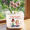 Custom Glass Everlasting Tulips - Personalized Birthday Gifts For Daughter - A Daily Dose Of Mom Love