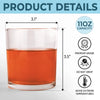 Custom Whiskey Glass With Bottom And Side Engraving - Personalized Father's Day Gifts For New Dad, Grandpa, Wine, Bourbon, Whiskey Lovers - Dad Is Doing Great