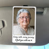 Custom Photo Acrylic Car Visor Clip - Personalized Memorial Sympathy Gifts For Loss Of Mom, Dad - Forever My Road Guardian