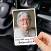 Custom Photo Acrylic Car Visor Clip - Personalized Memorial Sympathy Gifts For Loss Of Mom, Dad - Forever My Road Guardian