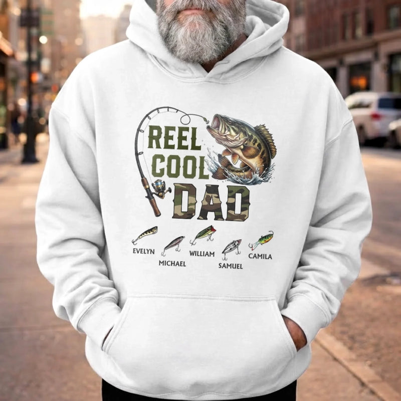 Custom Unisex T-shirt, Premium T-shirt, Hoodie - Personalized Father's Day Fishing Gifts For Fisherman, Dad, Grandpa - Dad’s Kind Of Therapy