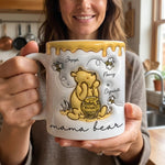 Custom Name Mama Bear Honey Bear Gifts - Personalized Mug