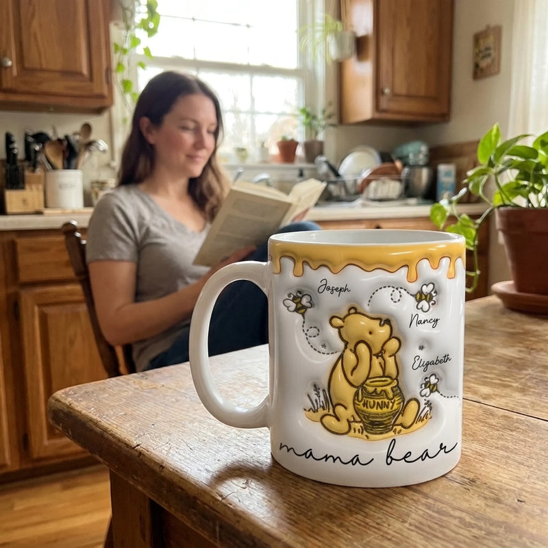 The Family Is The Test Of Freedom - Family Personalized Custom 3D Inflated Effect Printed Mug - Mother's Day, Gift For Mom, Grandma