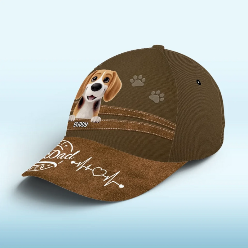 Fur Real, The Best Dad - Dog Personalized Custom Hat, All Over Print Classic Cap - Father's Day, Gift For Pet Owners, Pet Lovers