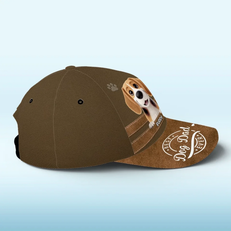 Custom Name Dog Dad Gifts for Men - Personalized Classic Cap
